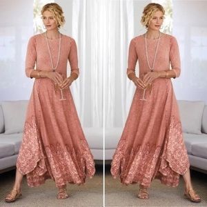 Soft Surroundings Casablanca Dress Coral Dust Size: PXL